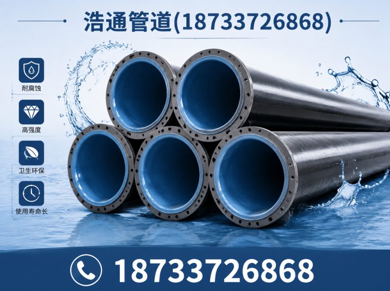 东光县衬塑钢管展示图